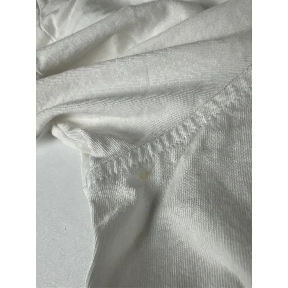 polo ralph lauren Men’s XXL White Patch Logo Short Sleeve Rugby Polo Vintage Y2K